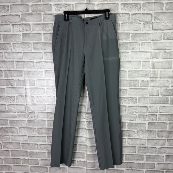 Dunning Golf Dark Gray Slash Pocket Casual Golf Pants Mens 32 x 32 Stretch - Picture 1 of 9